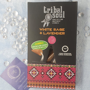 White Sage & Lavender Backflow Incense Cones