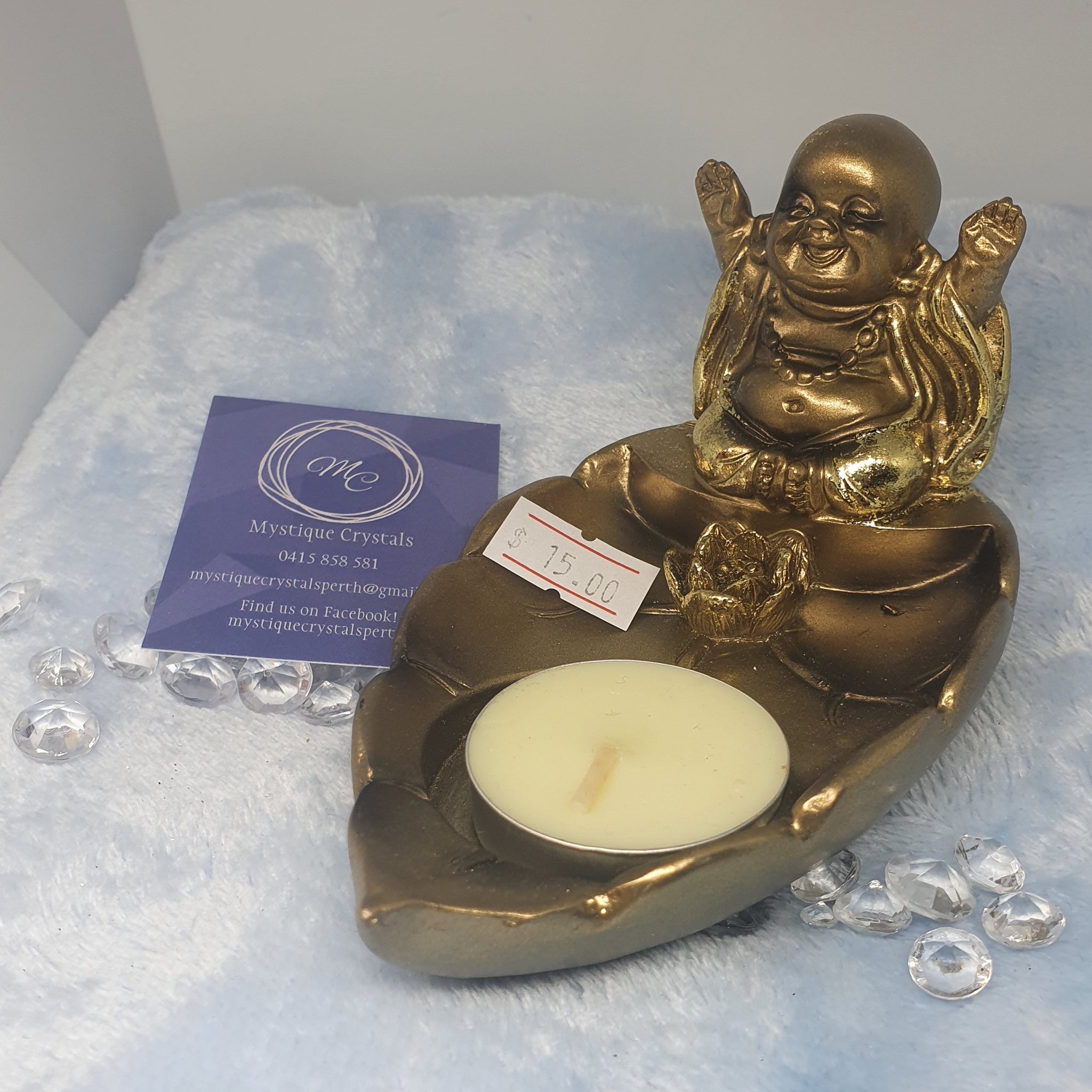 Buddha Incense & Candle Holder