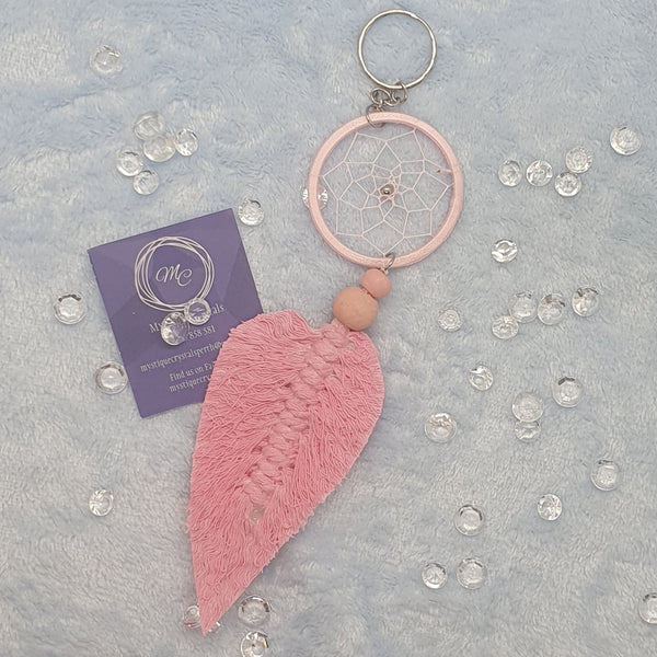 Dreamcatcher Leaf Keyring