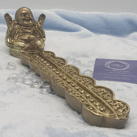 Golden Buddha Incense Holder