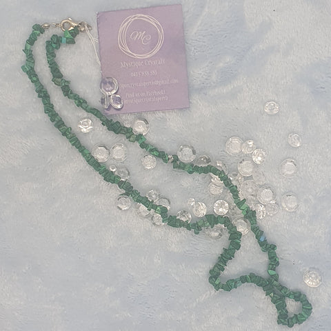 Malachite Chip Necklace