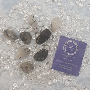 Tourmaline Quartz Tumble Stones