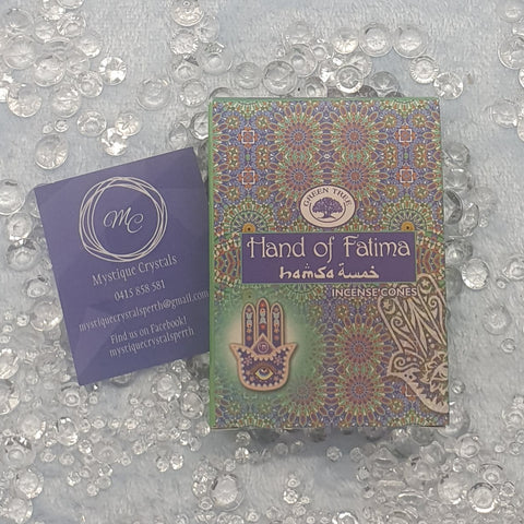 Hand of Fatima Incense Cones