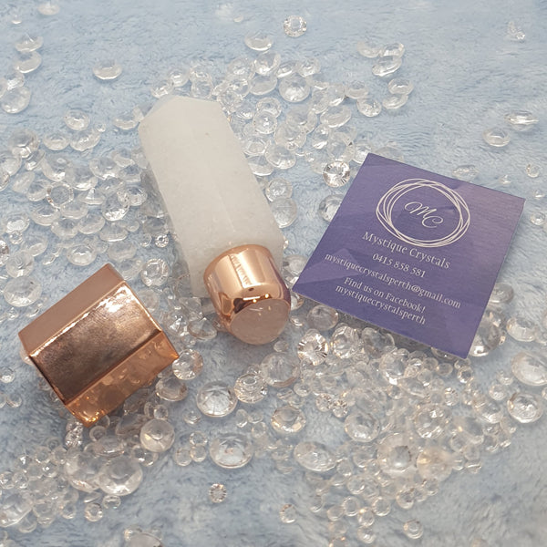 Clear Quartz Massage Roller Tower