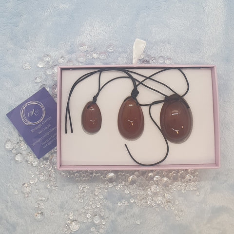 Carnelian Yoni Eggs Set