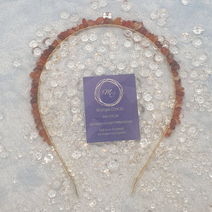 Carnelian Chips Headband