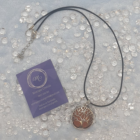 Goldstone Tree of Life Necklace