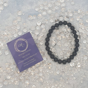 Black Tourmaline Beaded Bracelets