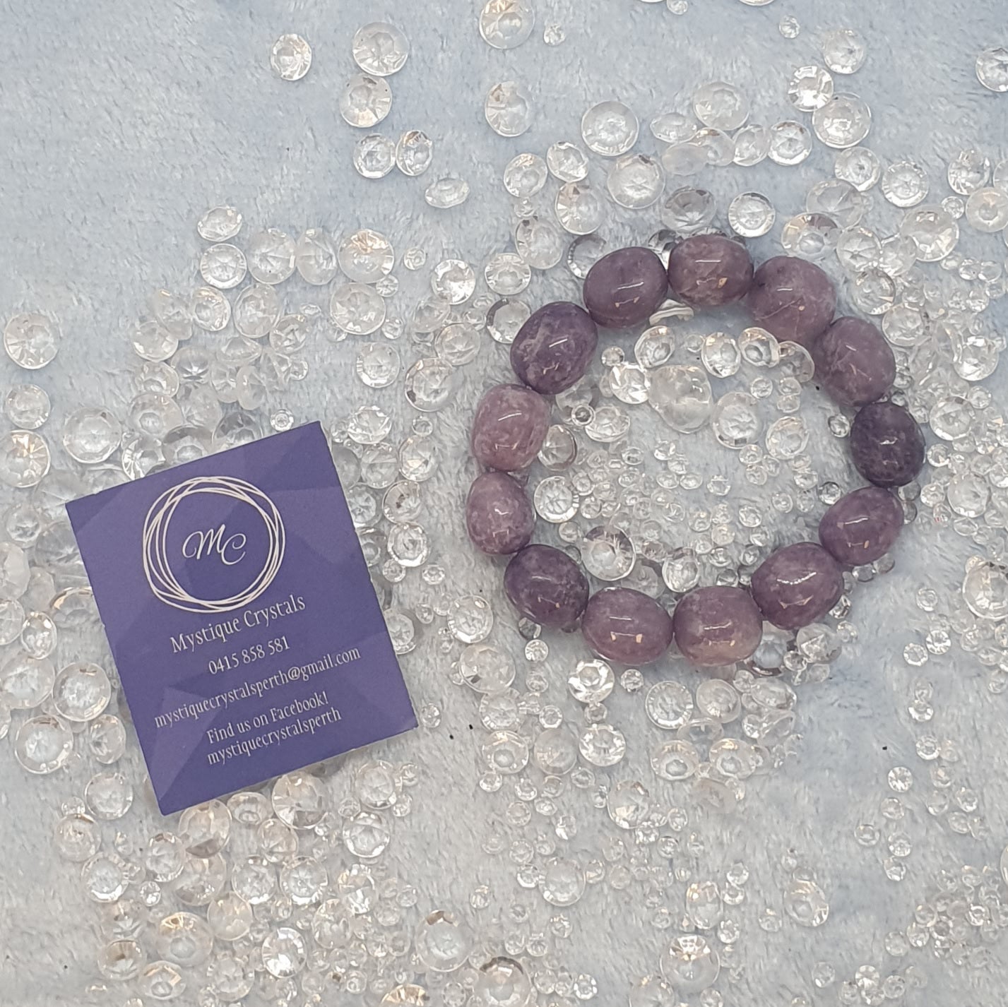 Lepidolite Tumble Stone Bracelets