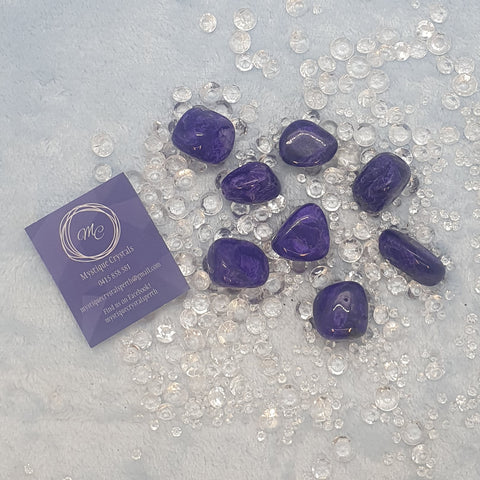 Purple Howlite Tumble Stones