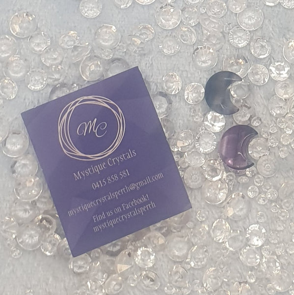 Fluorite Mini Crescent Moons