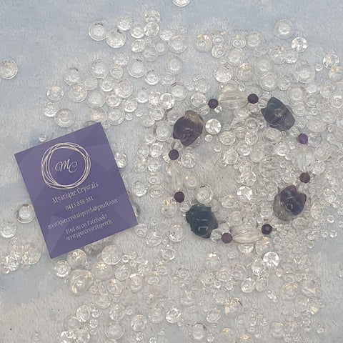 Fluorite Fox Bracelet