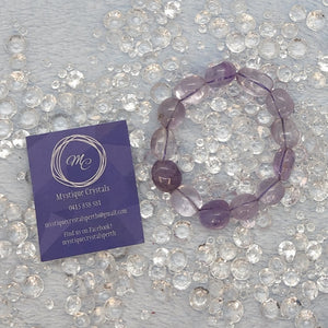 Amethyst Tumble Stone Bracelets