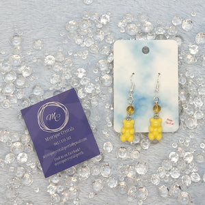 Gummy Bear & Gemstone Earrings