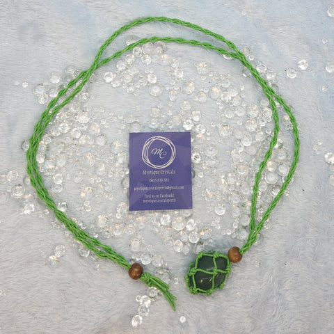 Aventurine Macrame Necklace