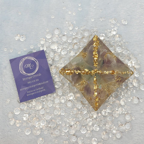 Fluorite Resin Merkaba